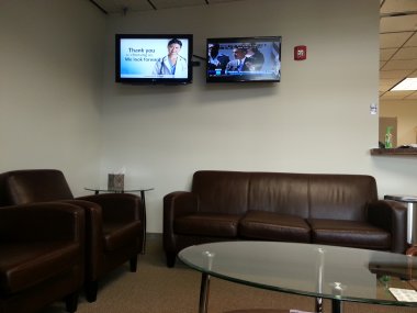 hospital room tv